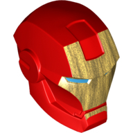 Lego hlava Iron Man, červená (4667989, 4667993, 6005183, 6038657)
